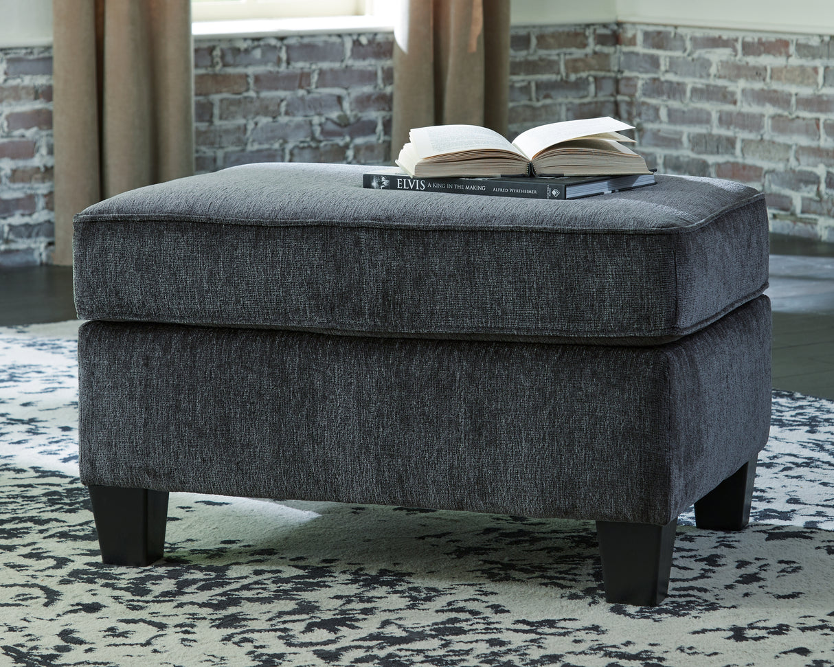 Nashville Furniture Outlets - Ashley Furniture - Abinger Living Room - Ottoman / Smoke - 8390514