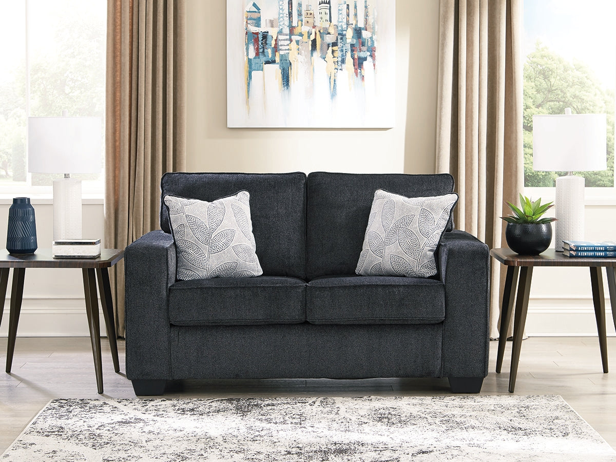 Nashville Furniture Outlets - Ashley Furniture - Altari Living Room - Loveseat / Slate - 8721335