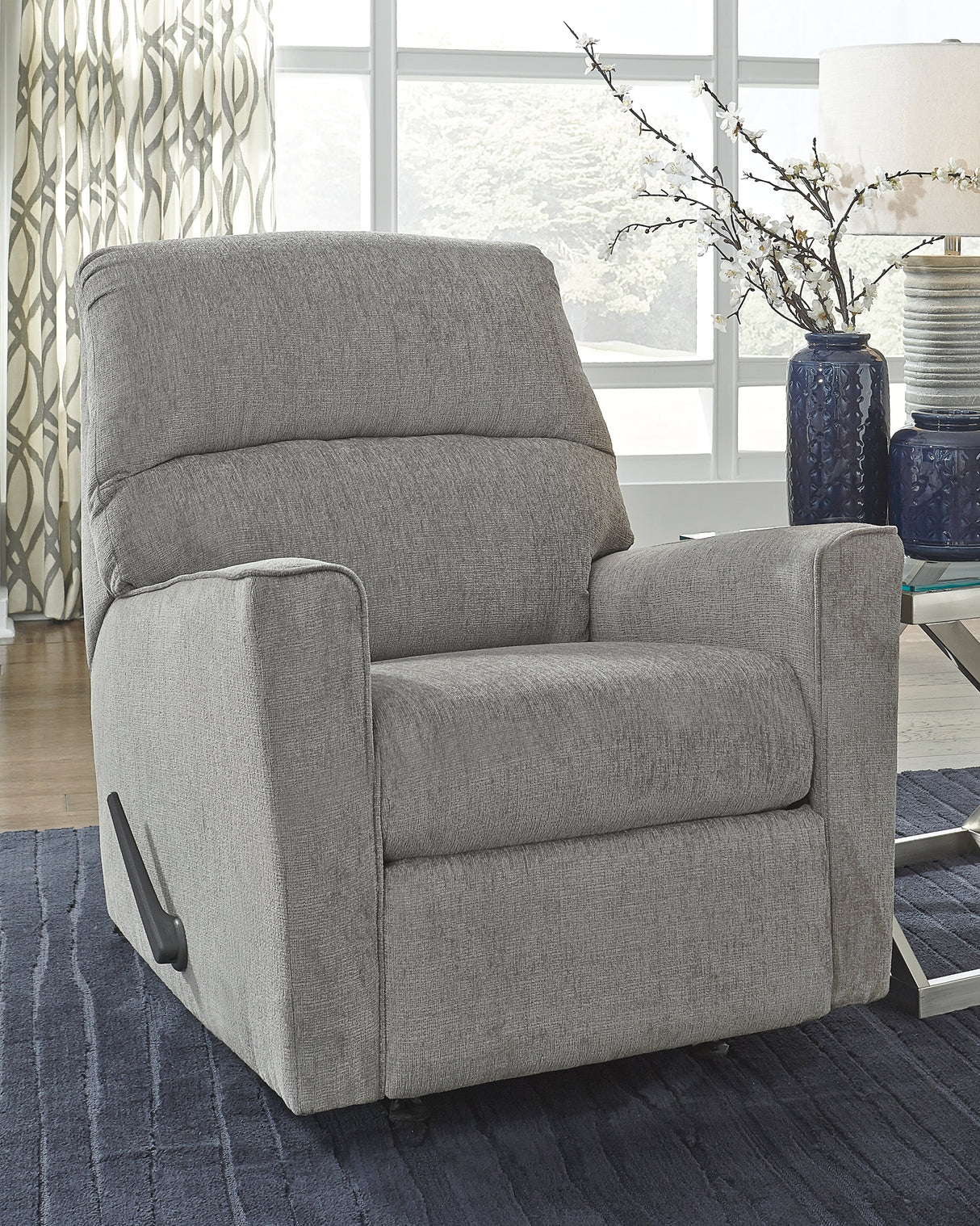 Nashville Furniture Outlets - Ashley Furniture - Altari Living Room - Rocker Recliner / Alloy - 8721425