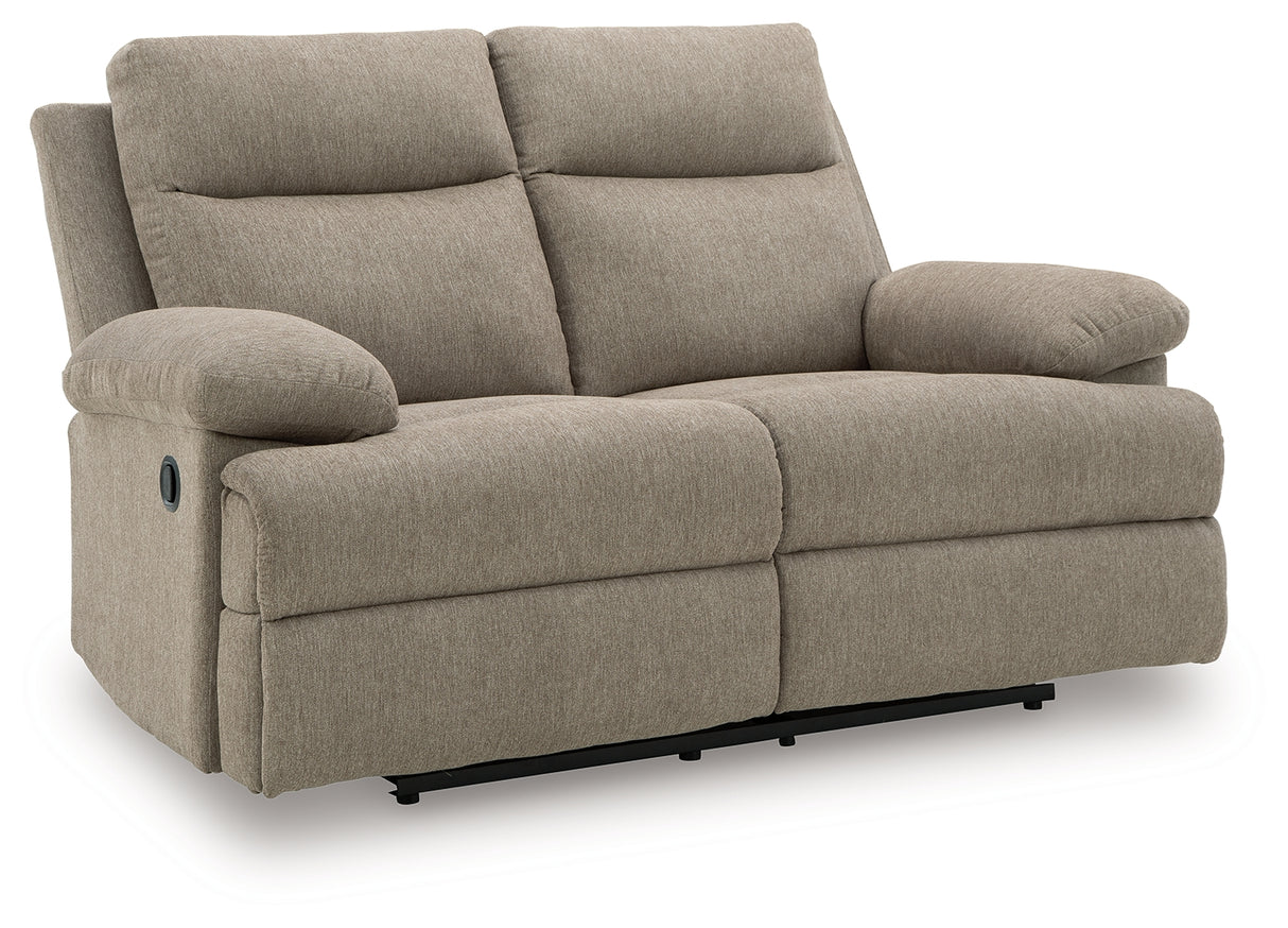 Nashville Furniture Outlets - Ashley Furniture - Side-Swipe Living Room - Reclining Loveseat / Mocha - PC9140586