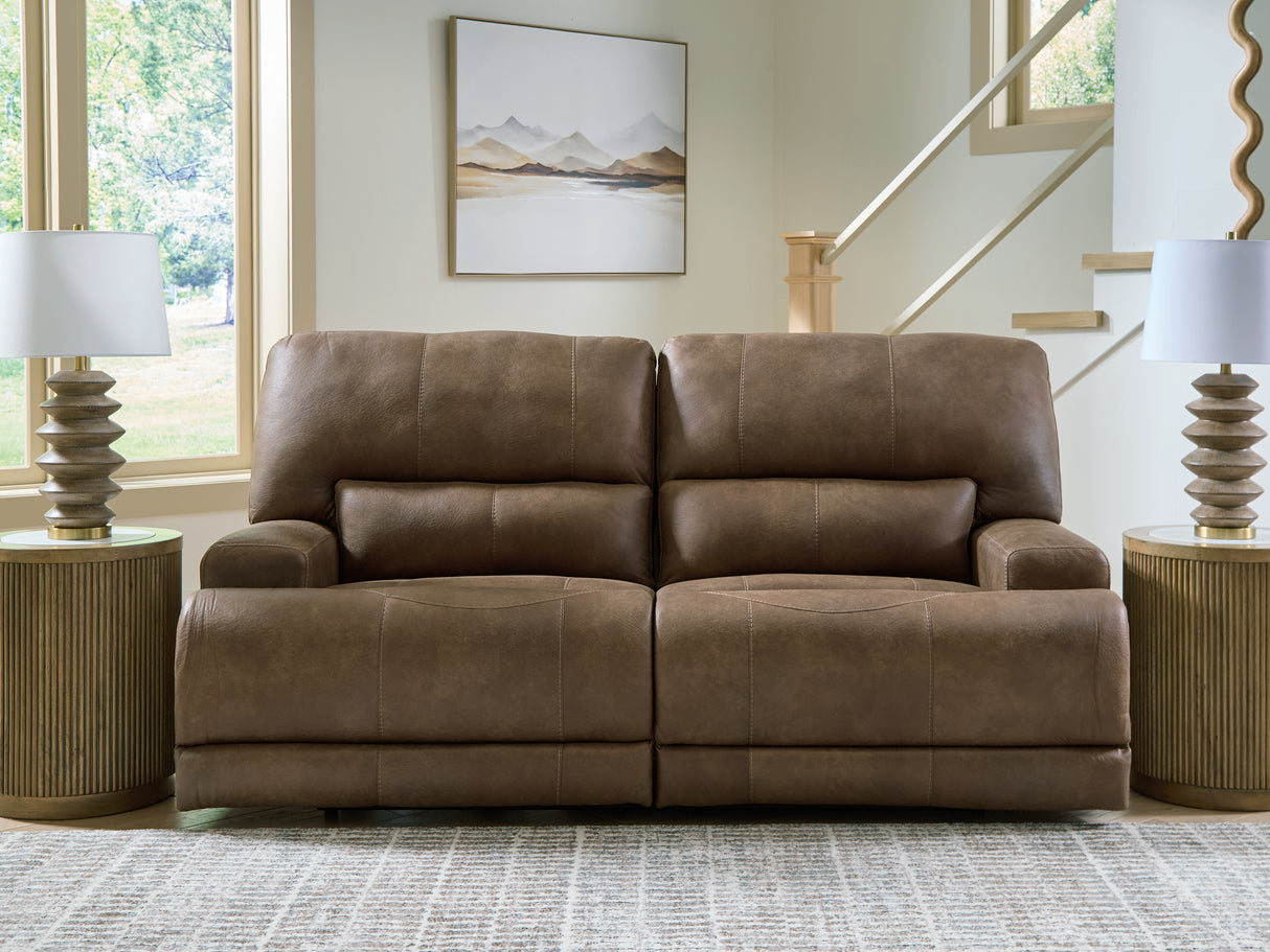 Nashville Furniture Outlets - Ashley Furniture - Beckley Place Living Room - PWR REC Loveseat/CON/ADJ HDRST / Earth - PC9180218