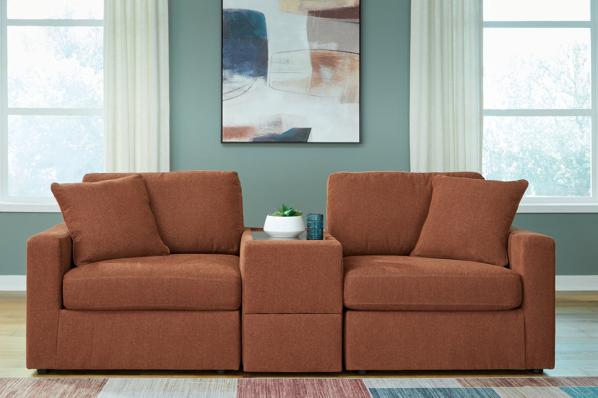 Nashville Furniture Outlets - Ashley Furniture - Modmax Sectional - RAF 3-Piece Sectional / Spice - 92102S3