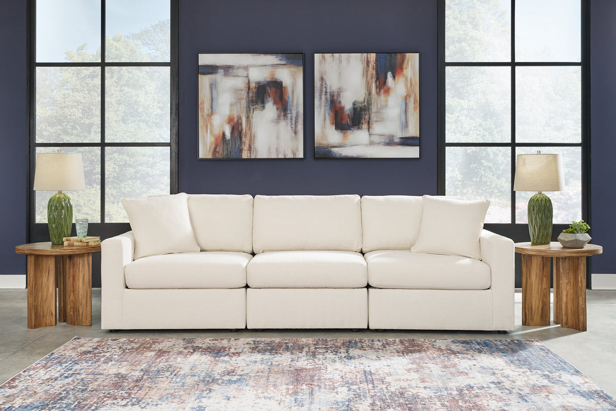 Nashville Furniture Outlets - Ashley Furniture - Modmax Sectional - RAF 7-Piece Sectional with Audio Console / Ink - 92121S75