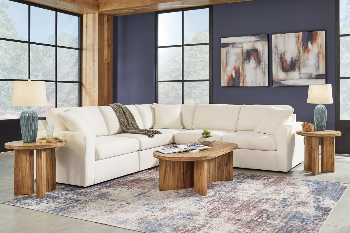 Nashville Furniture Outlets - Ashley Furniture - Modmax Sectional - RAF 5-Piece Sectional / Oyster - 92103S6