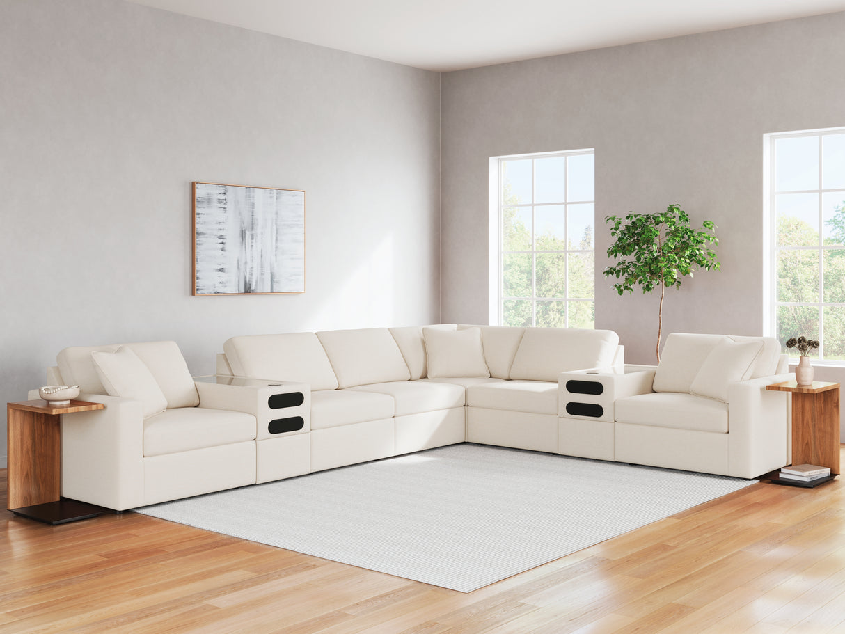 Nashville Furniture Outlets - Ashley Furniture - Modmax Sectional - RAF 8-Piece Sectional / Oyster - 92103S16