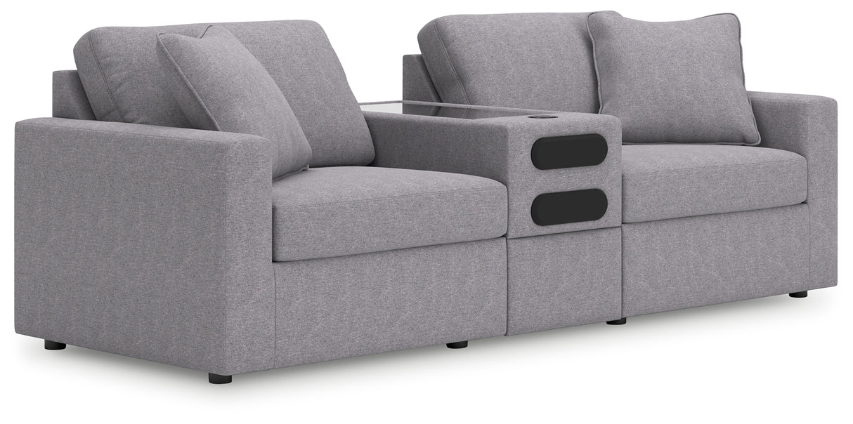 Nashville Furniture Outlets - Ashley Furniture - Modmax Sectional - RAF 3-Piece Sectional / Granite - 92104S13
