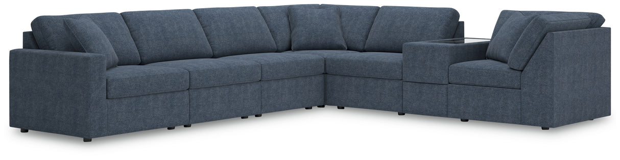 Nashville Furniture Outlets - Ashley Furniture - Modmax Sectional - RAF 7-Piece Sectional / Ink - 92121S33
