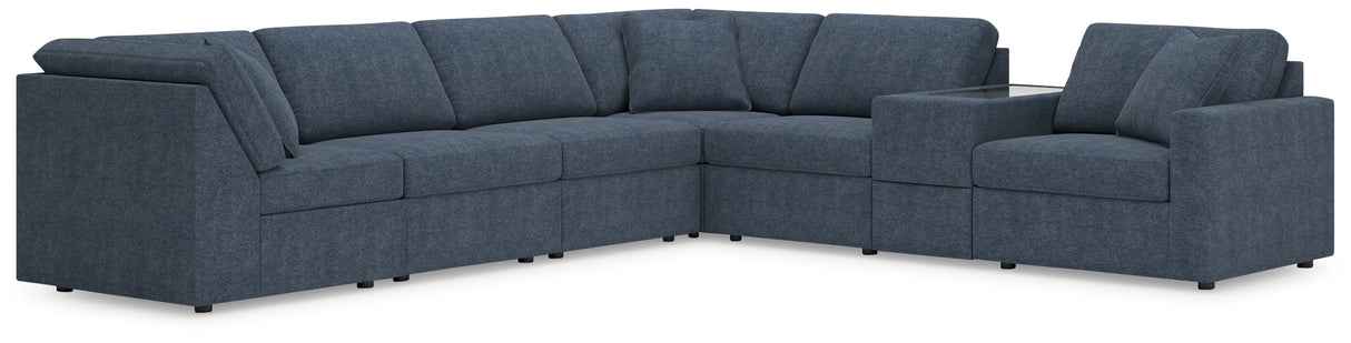 Nashville Furniture Outlets - Ashley Furniture - Modmax Sectional - 7-Piece Sectional with Storage Console / Ink - 92121S32