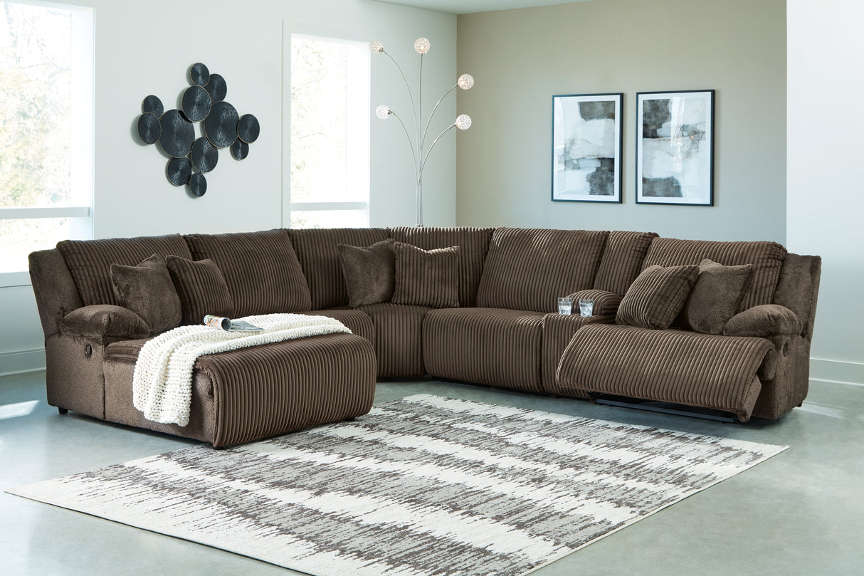 Nashville Furniture Outlets - Ashley Furniture - Top Tier Sectional - 3-Piece Sectional Chofa / Alloy - 92706S10