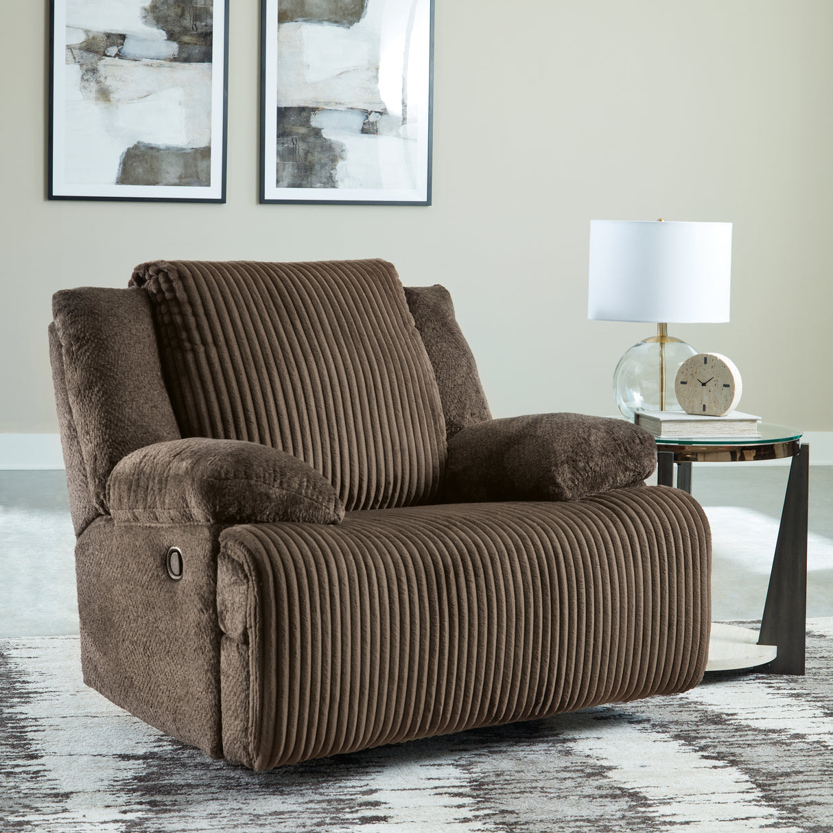 Nashville Furniture Outlets - Ashley Furniture - Top Tier Living Room - Rocker Recliner / Chocolate - 9270525