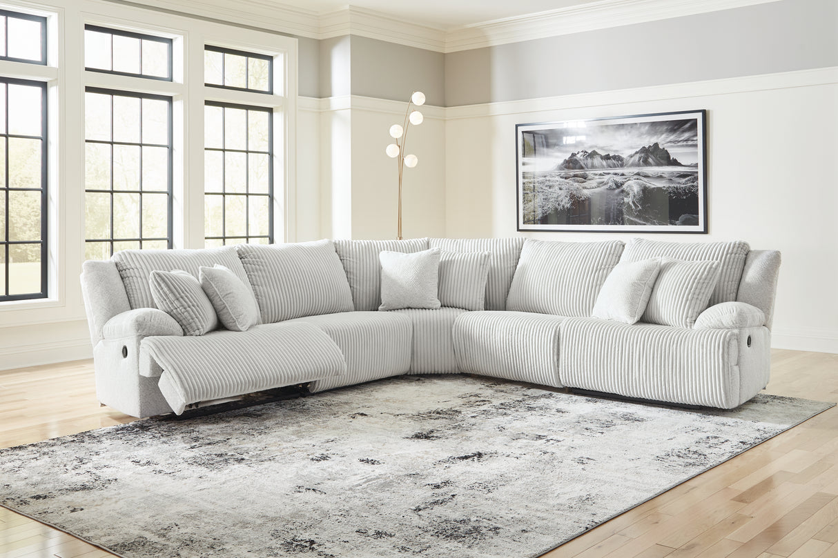 Nashville Furniture Outlets - Ashley Furniture - Top Tier Sectional - 5-Piece Reclining Sectional / Alloy - 92706S3