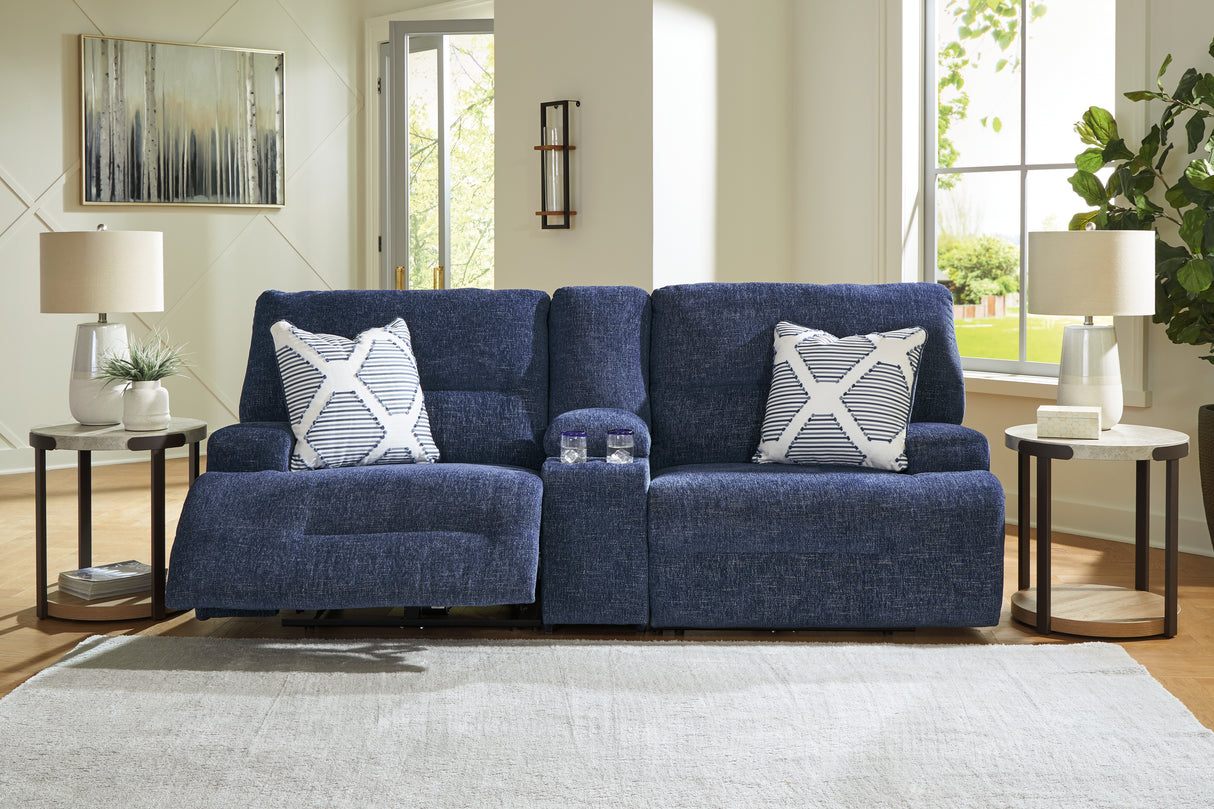 Nashville Furniture Outlets - Ashley Furniture - Acklen Place Sectional - 3-Piece Sectional / Navy - 93607S10