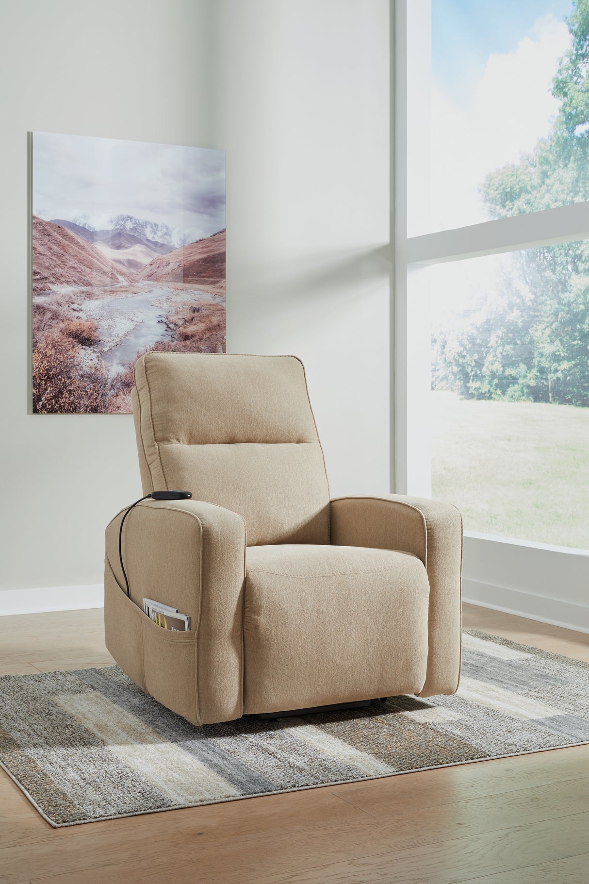 Nashville Furniture Outlets - Ashley Furniture - Starganza Living Room - Power Lift Recliner / Gray - 9370412