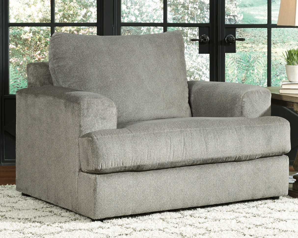 Nashville Furniture Outlets - Ashley Furniture - Soletren Living Room - Chair and a Half / Ash - 9510323