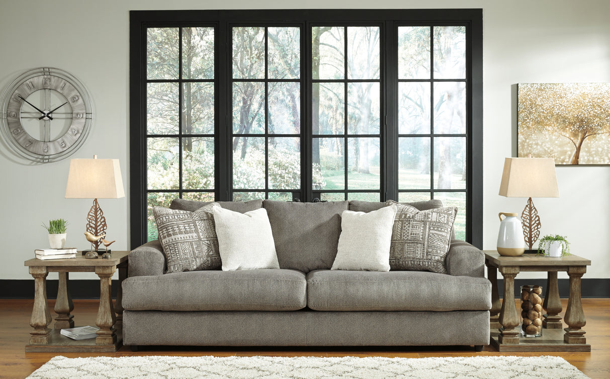 Nashville Furniture Outlets - Ashley Furniture - Soletren Living Room - Sofa / Ash - 9510338