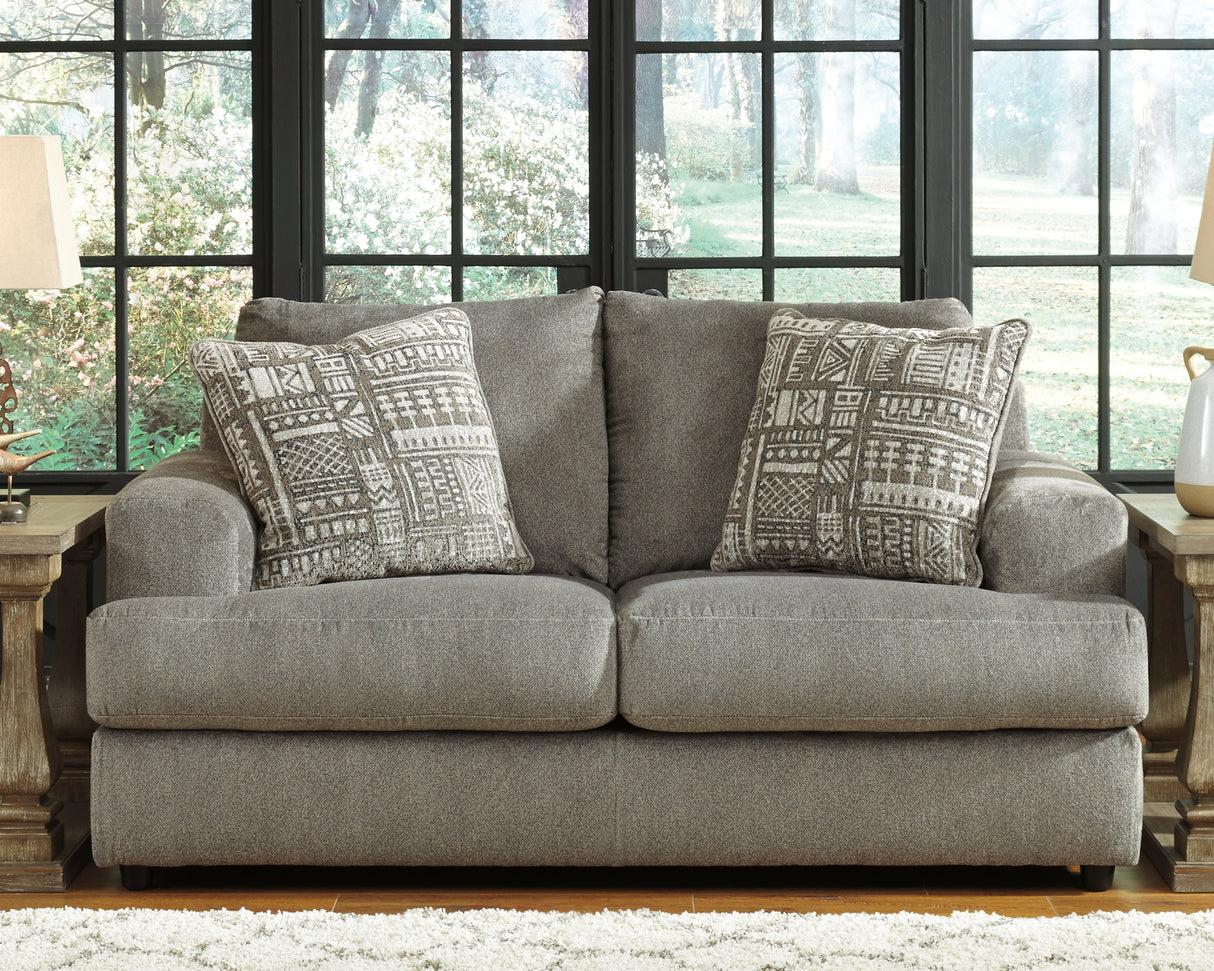 Nashville Furniture Outlets - Ashley Furniture - Soletren Living Room - Chair and a Half / Ash - 9510323
