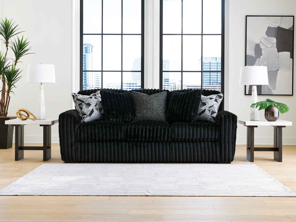 Nashville Furniture Outlets - Ashley Furniture - Midnight-Madness Living Room - Sofa / Onyx - 9810338