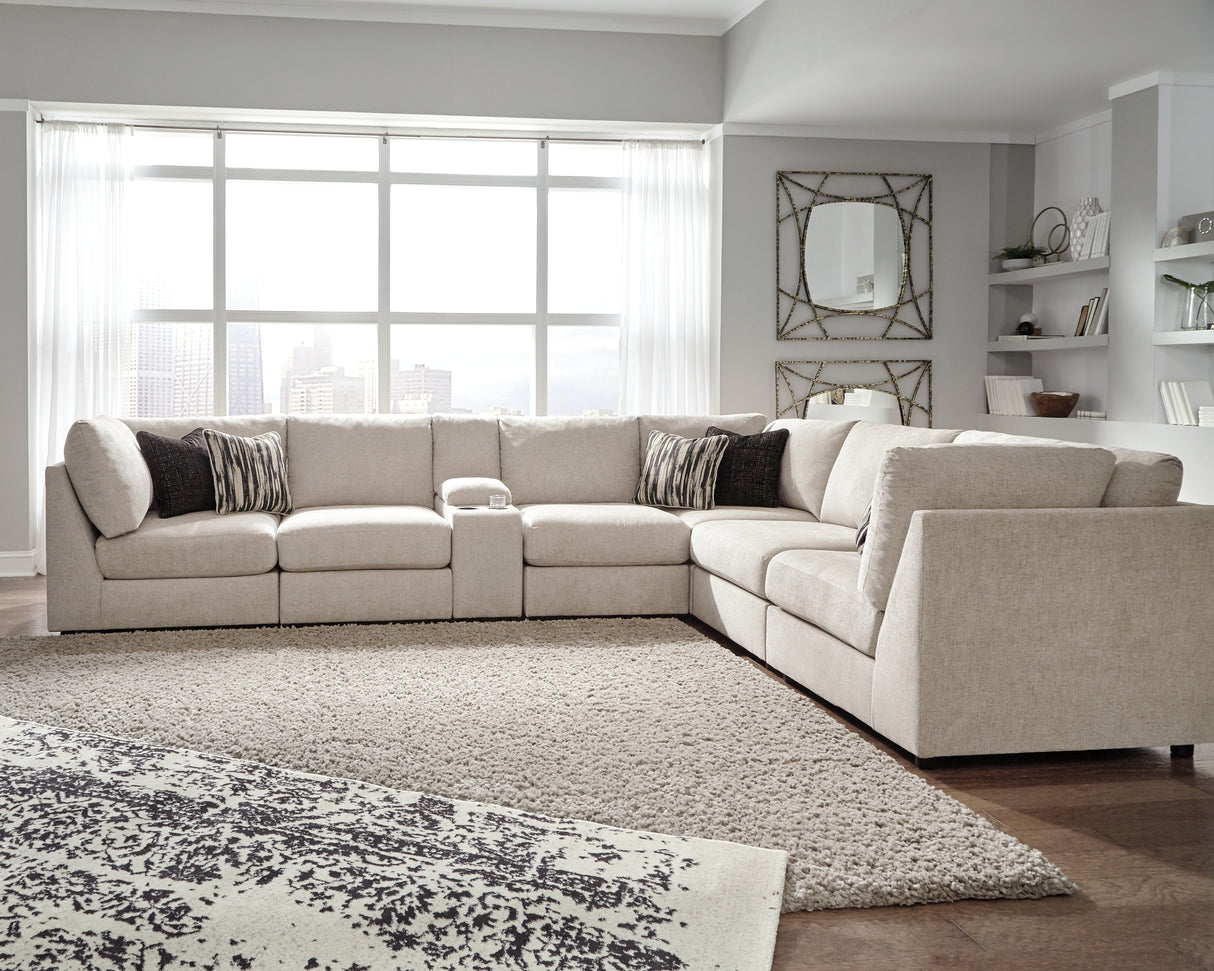 Nashville Furniture Outlets - Ashley Furniture - Kellway Sectional - 7-Piece Sectional / Bisque - 98707S5