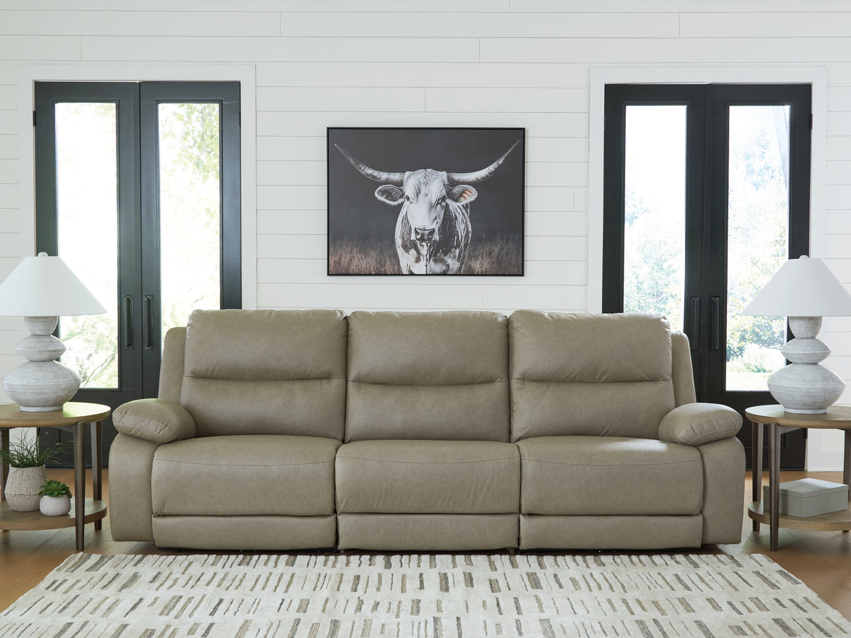 Nashville Furniture Outlets - Ashley Furniture - Narwhal Place Sectional - 3-Piece Power Reclining Sectional / Pebble - PC99201S1