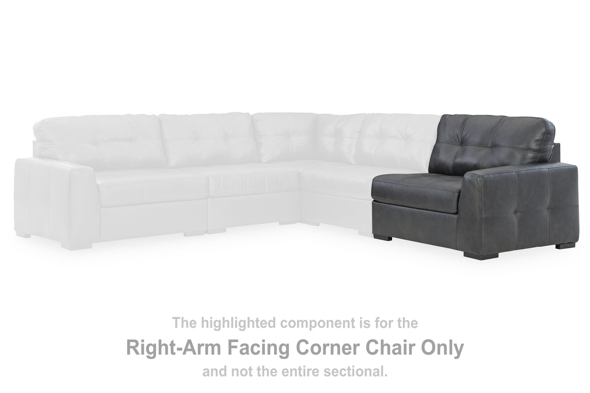 Nashville Furniture Outlets - Ashley Furniture - Brindley Pier Sectional - RAF Corner Chair / Fog - 9950365
