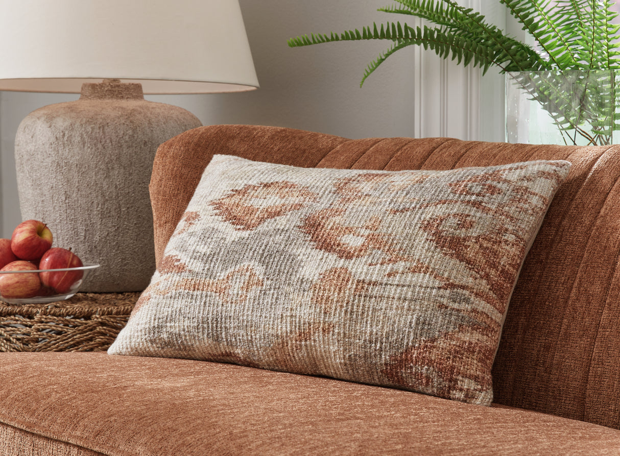 Nashville Furniture Outlets - Ashley Furniture - Aprover Pillows - Pillow (4/CS) / Rust/Gray/White - A1001040
