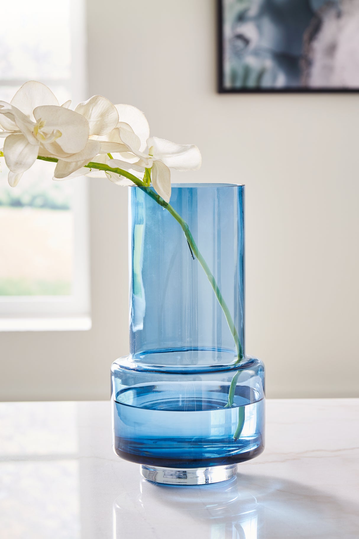 Nashville Furniture Outlets - Ashley Furniture - Bealen Vase - Vase / Dark Blue - A2900013
