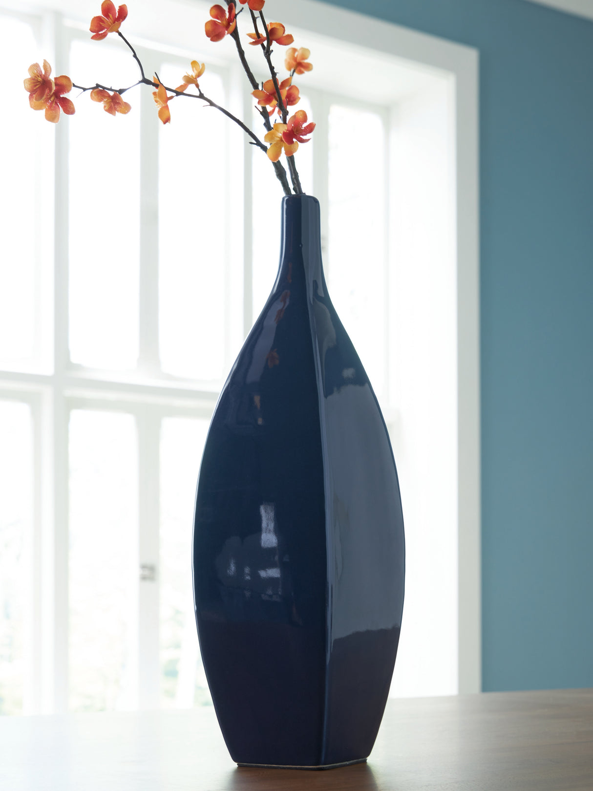 Nashville Furniture Outlets - Ashley Furniture - Abtinson Vase - Vase / Navy - A2900033