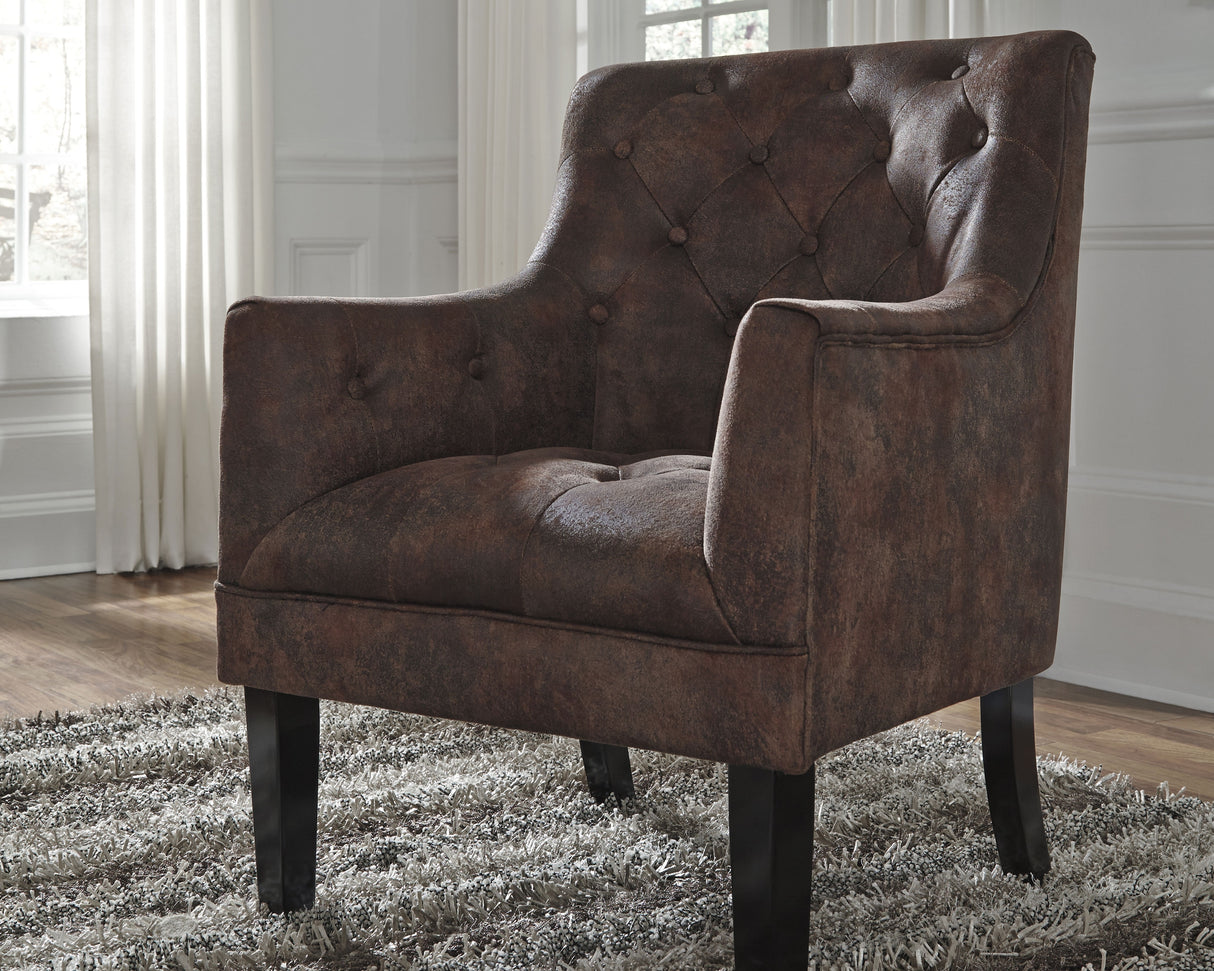 Nashville Furniture Outlets - Ashley Furniture - Drakelle Accent Chair - Accent Chair / Mahogany - A3000051