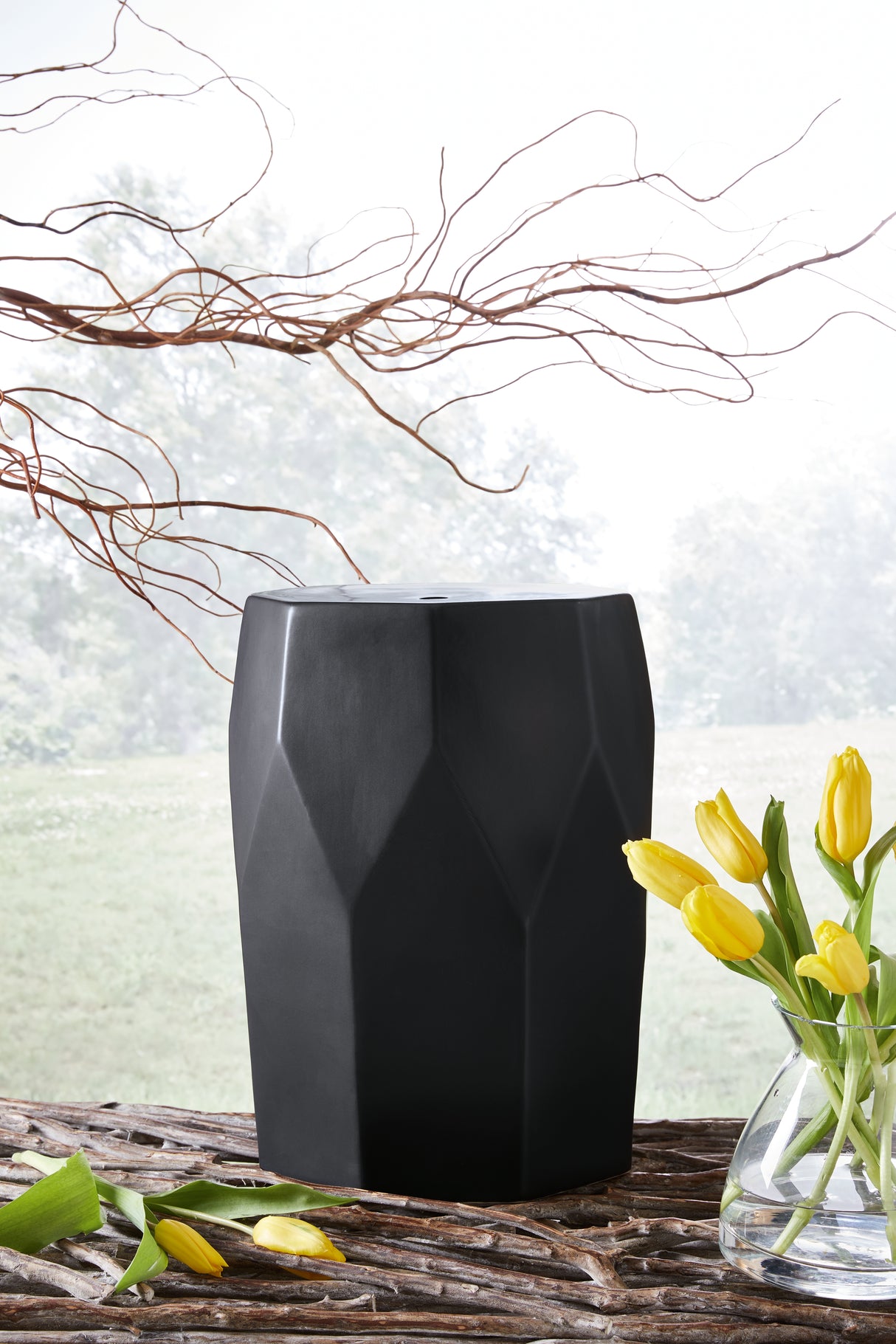 Nashville Furniture Outlets - Ashley Furniture - Rhysworth Stool - Stool / Black - A3000632