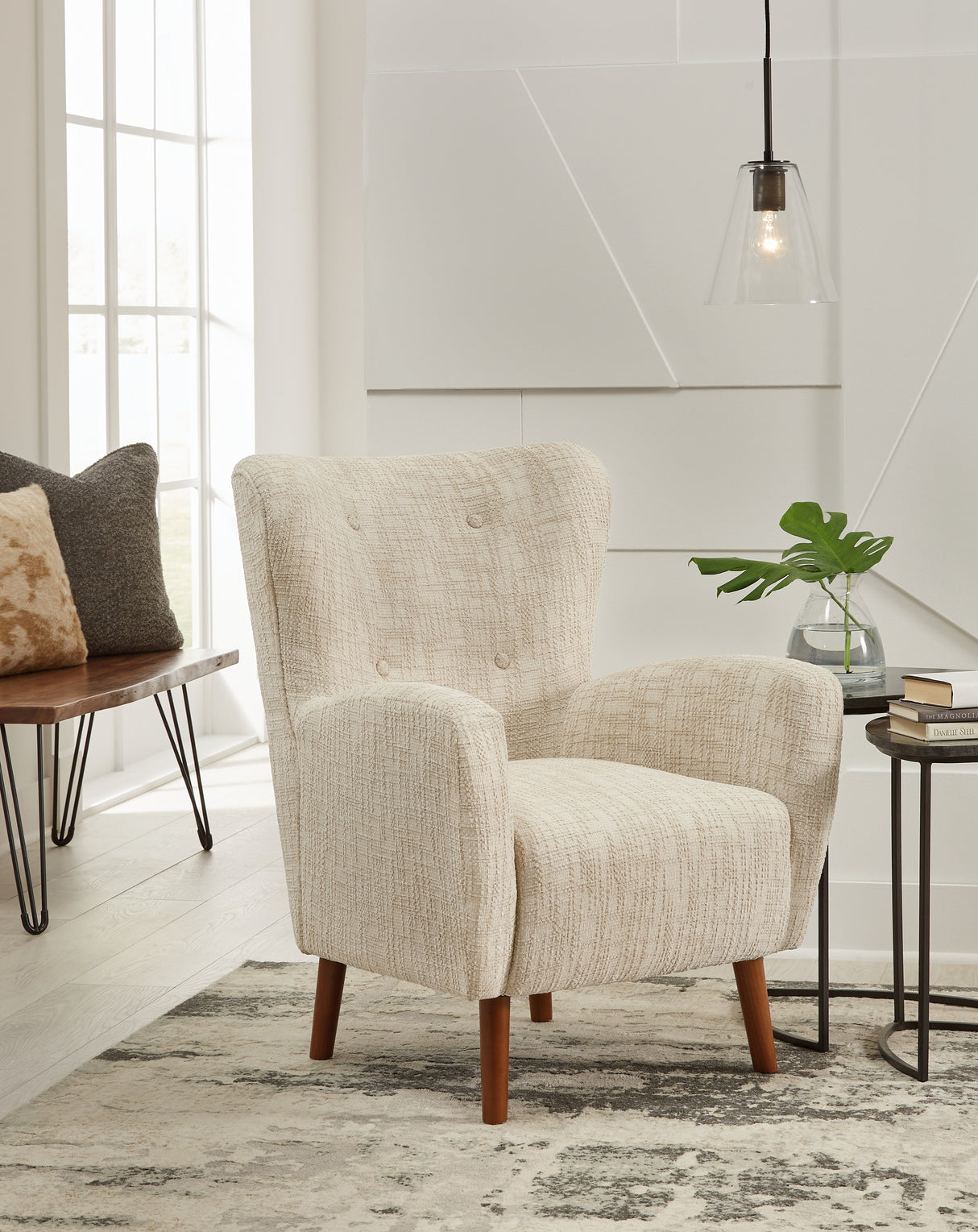 Nashville Furniture Outlets - Ashley Furniture - Jemison Next-Gen Nuvella Accent Chair - Accent Chair / Dune - A3000638