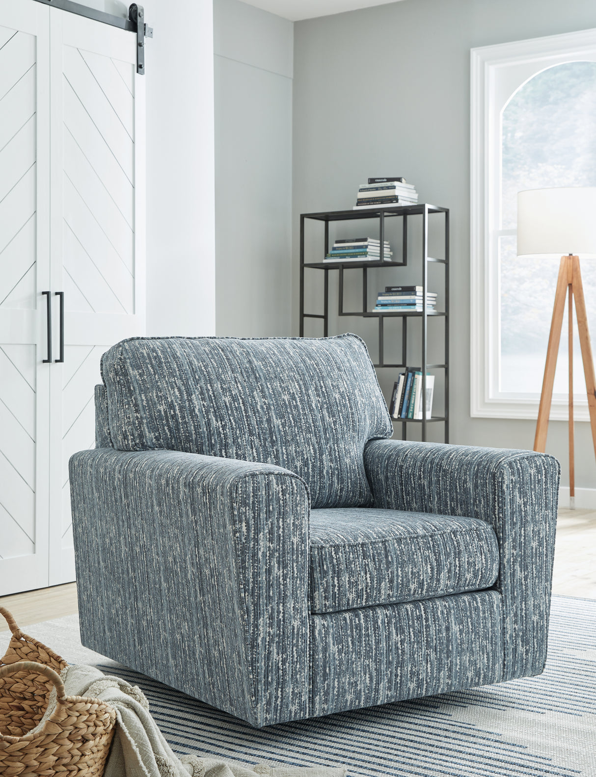 Nashville Furniture Outlets - Ashley Furniture - Aterburm Swivel Accent Chair - Swivel Accent Chair / Twilight - A3000649