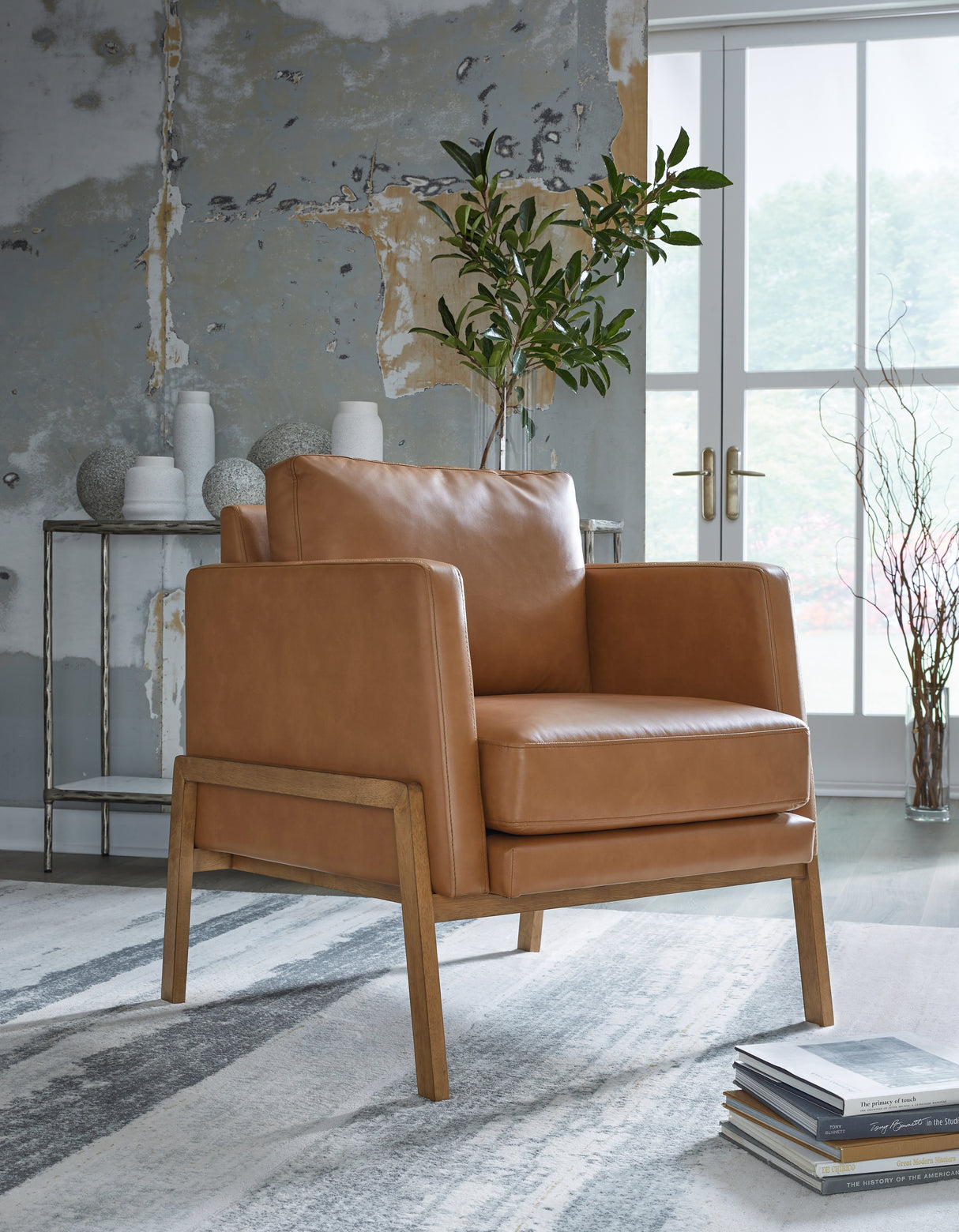 Nashville Furniture Outlets - Ashley Furniture - Numund Accent Chair - Accent Chair / Caramel - A3000670