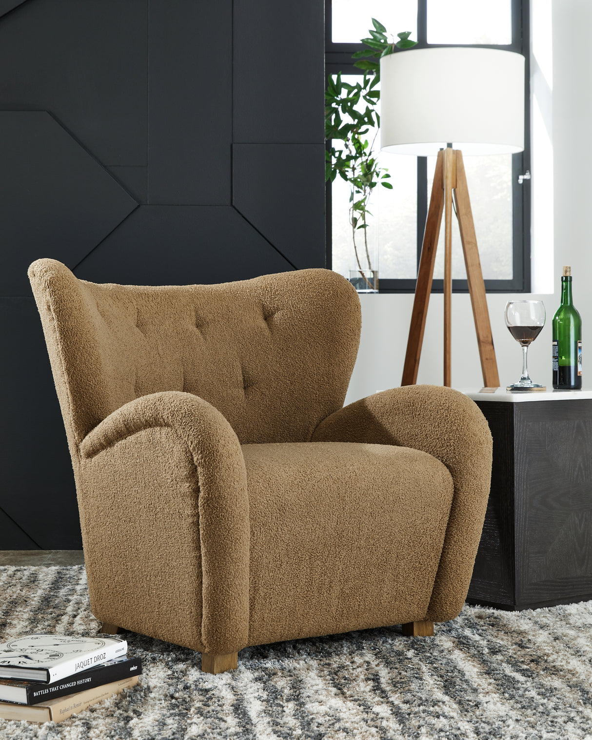Nashville Furniture Outlets - Ashley Furniture - Larbell Accent Chair - Accent Chair / Camel - A3000710