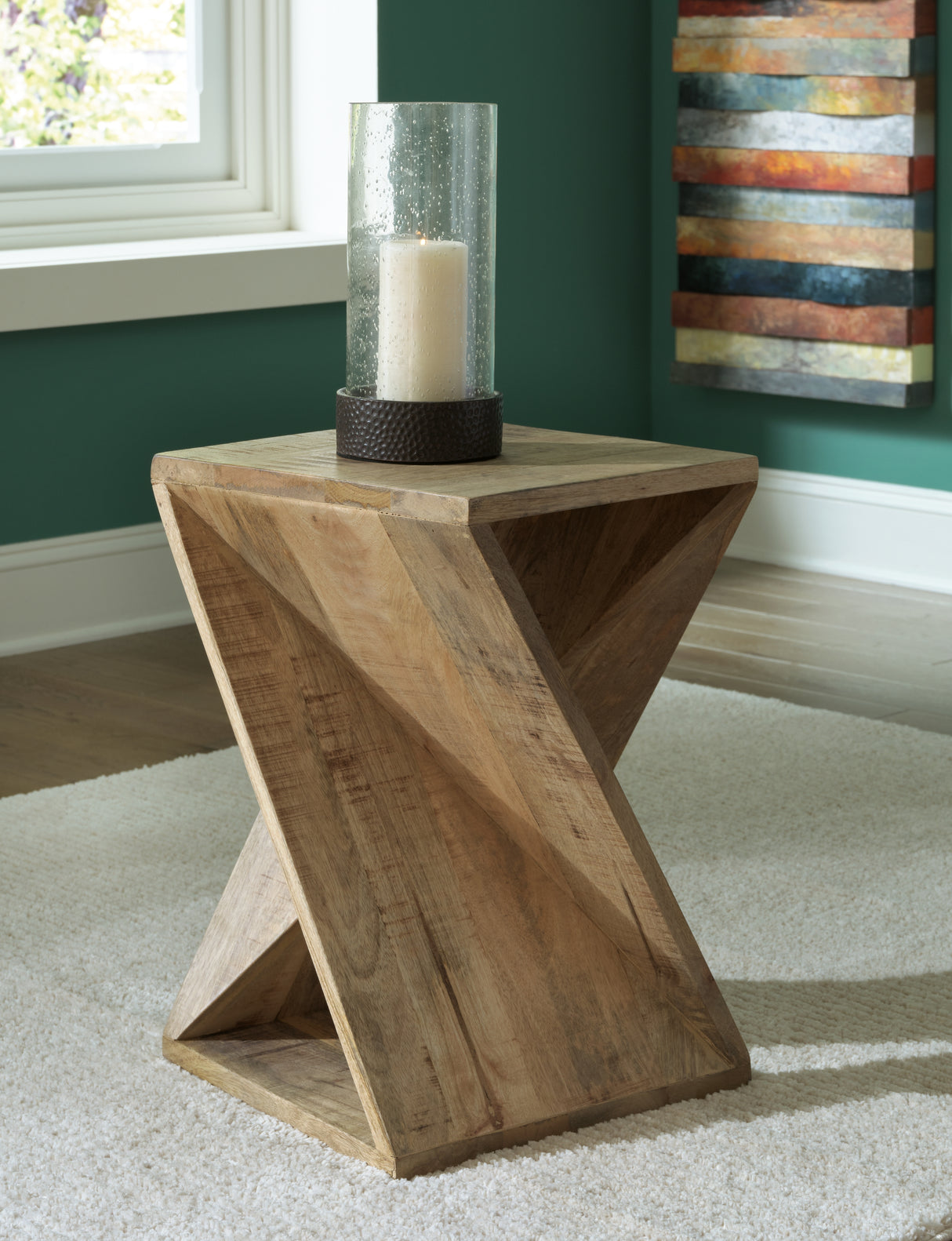 Nashville Furniture Outlets - Ashley Furniture - Zalemont Accent Table - Accent Table / Distressed Brown - A4000510