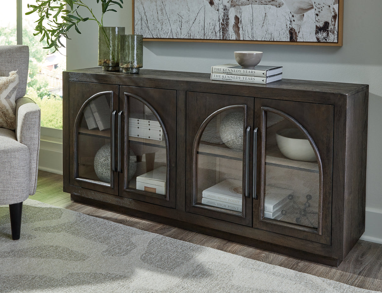 Nashville Furniture Outlets - Ashley Furniture - Dreley Accent Cabinet - Accent Cabinet / Grayish Brown - A4000586