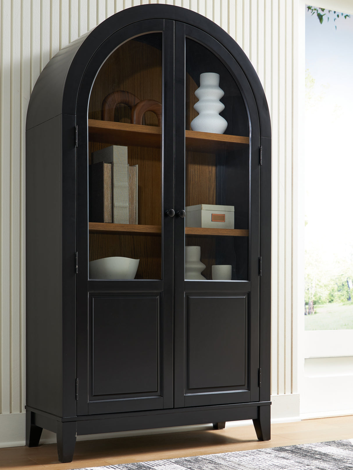 Nashville Furniture Outlets - Ashley Furniture - Dagandale Accent Cabinet - Accent Cabinet / Natural/Black - A4000705
