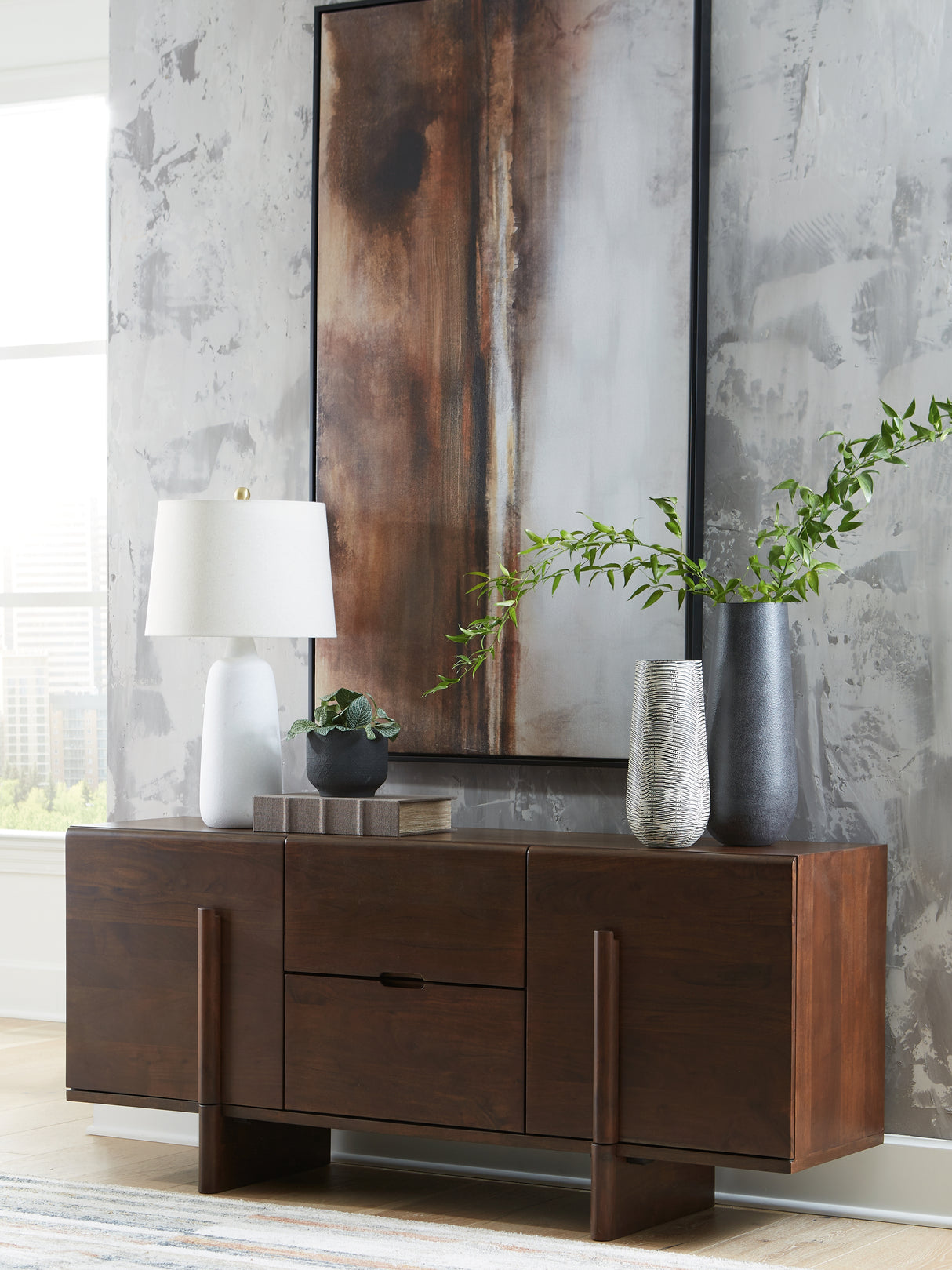 Nashville Furniture Outlets - Ashley Furniture - Kydler Accent Cabinet - Accent Cabinet / Medium Brown - A4000678