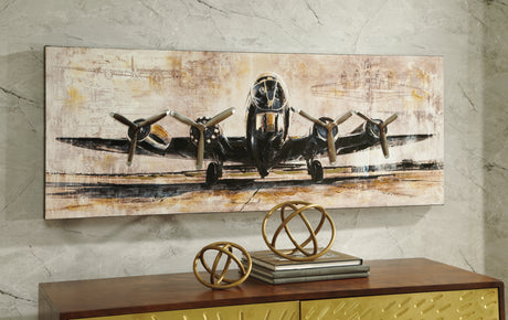 Nashville Furniture Outlets - Ashley Furniture - Kalene Wall Decor - Wall Art / Brown/Black - A8000152