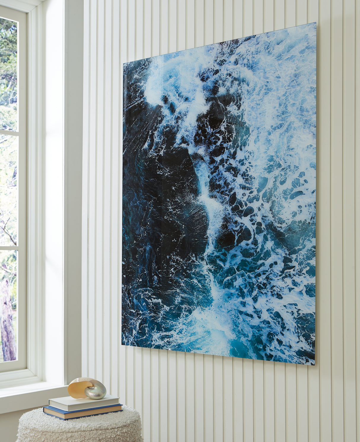 Nashville Furniture Outlets - Ashley Furniture - Clemick Wall Decor - Wall Art / Turquoise - A8000422