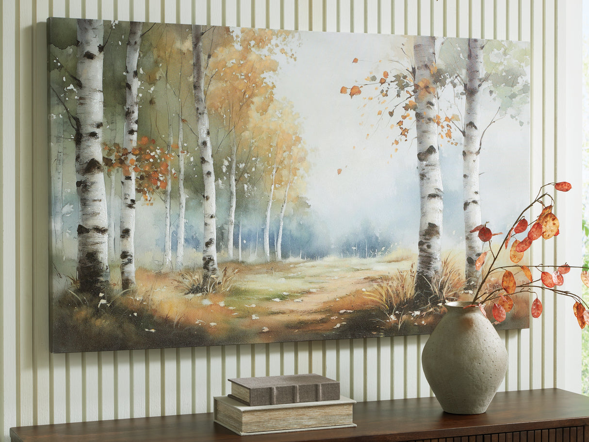 Nashville Furniture Outlets - Ashley Furniture - Leithan Wall Decor - Wall Art / Multi - A8000450