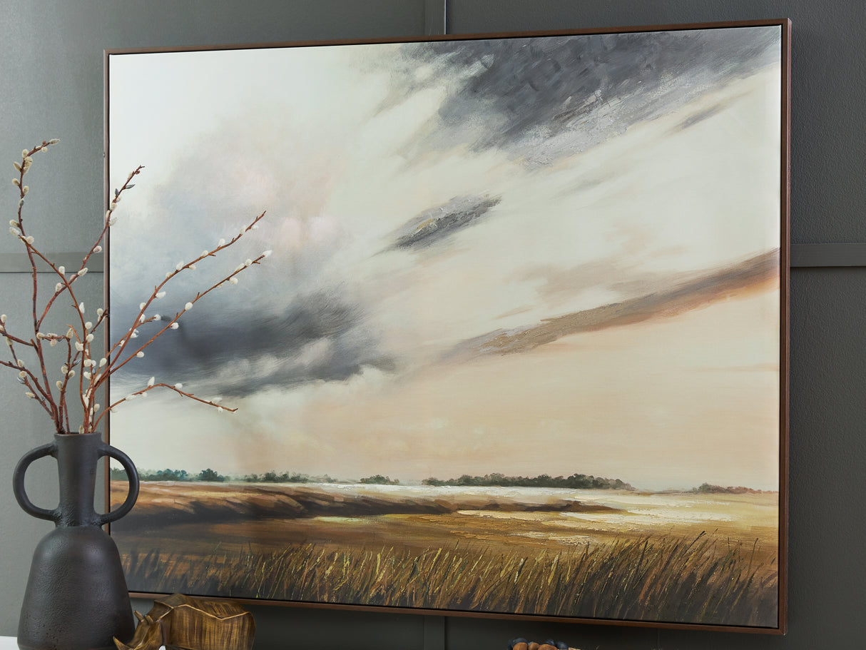 Nashville Furniture Outlets - Ashley Furniture - Taymen Wall Decor - Wall Art / Multi - A8000454