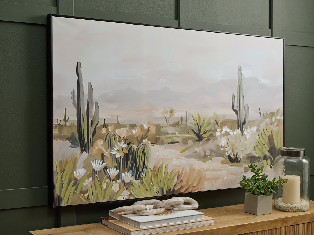 Nashville Furniture Outlets - Ashley Furniture - Sidworth Wall Decor - Wall Art / Green/Beige/Gray - A8000480