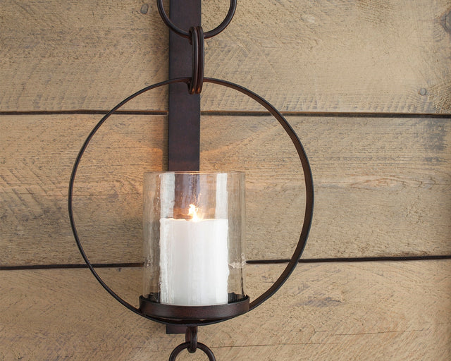 Nashville Furniture Outlets - Ashley Furniture - Ogaleesha Wall Decor - Wall Sconce / Brown - A8010036
