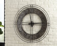 Nashville Furniture Outlets - Ashley Furniture - Ana Sofia Wall Decor - Wall Clock / Antique Gray - A8010068