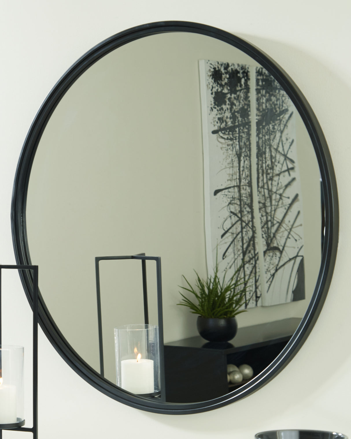 Nashville Furniture Outlets - Ashley Furniture - Brocky Mirror - Accent Mirror / White - A8010293