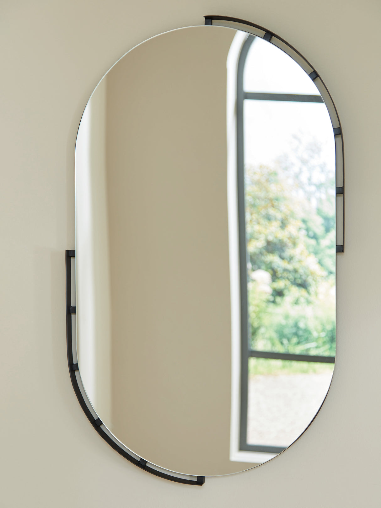 Nashville Furniture Outlets - Ashley Furniture - Valkings Mirror - Accent Mirror / Black - A8010403