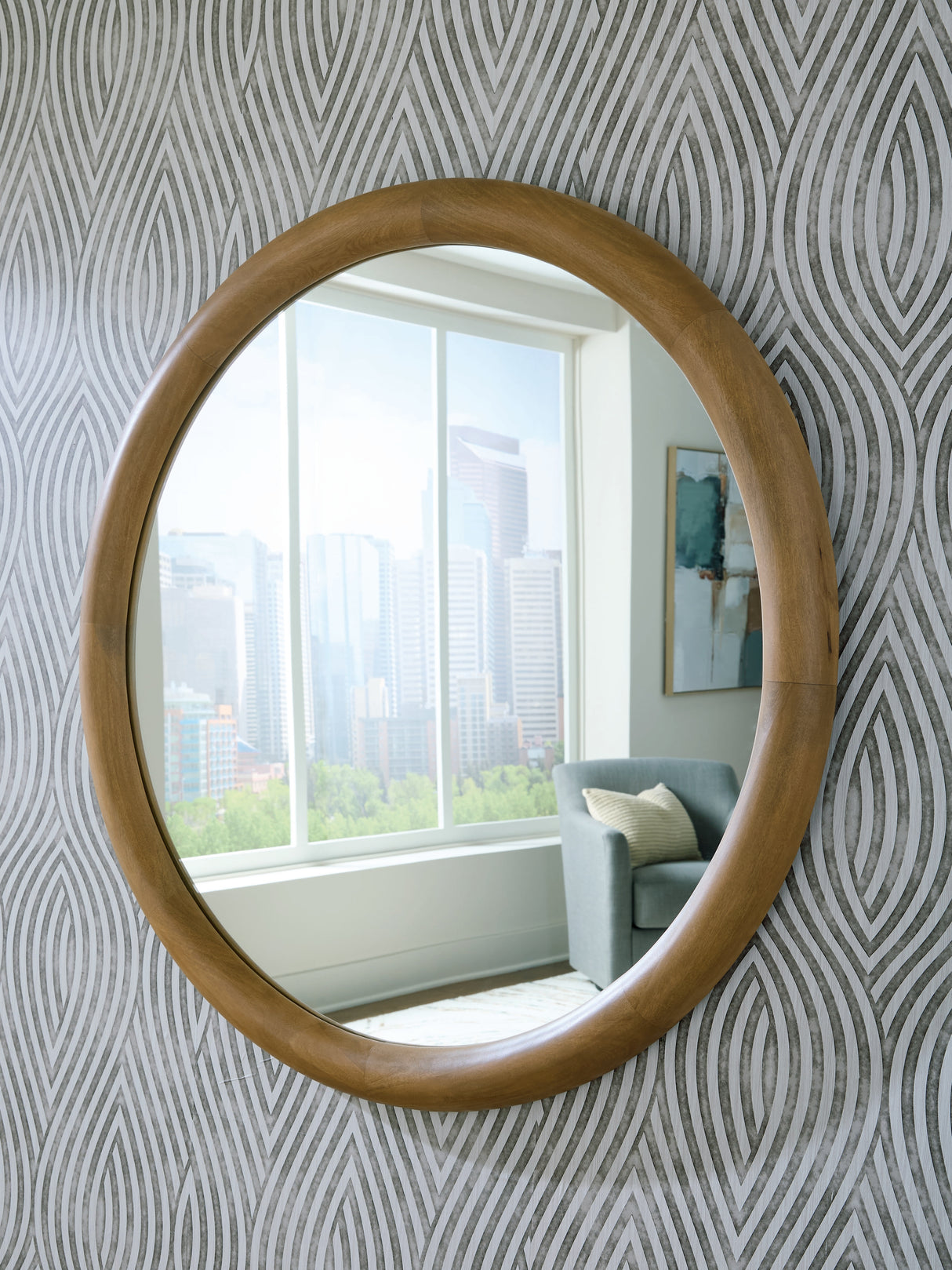 Nashville Furniture Outlets - Ashley Furniture - Yadiel Mirror - Accent Mirror / Brown - A8010426
