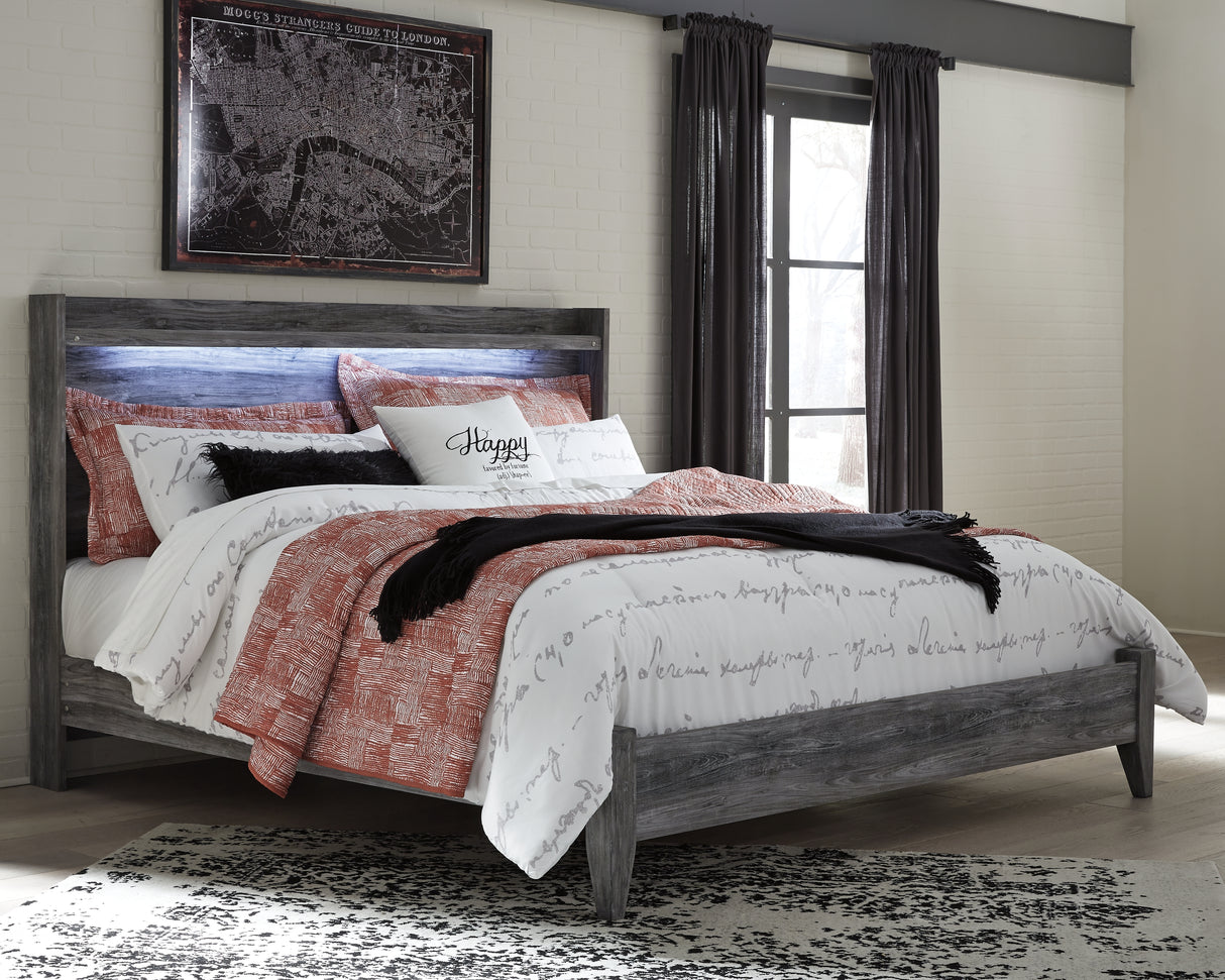 Nashville Furniture Outlets - Ashley Furniture - Baystorm Bedroom - King Panel Bed / Gray - B221B11
