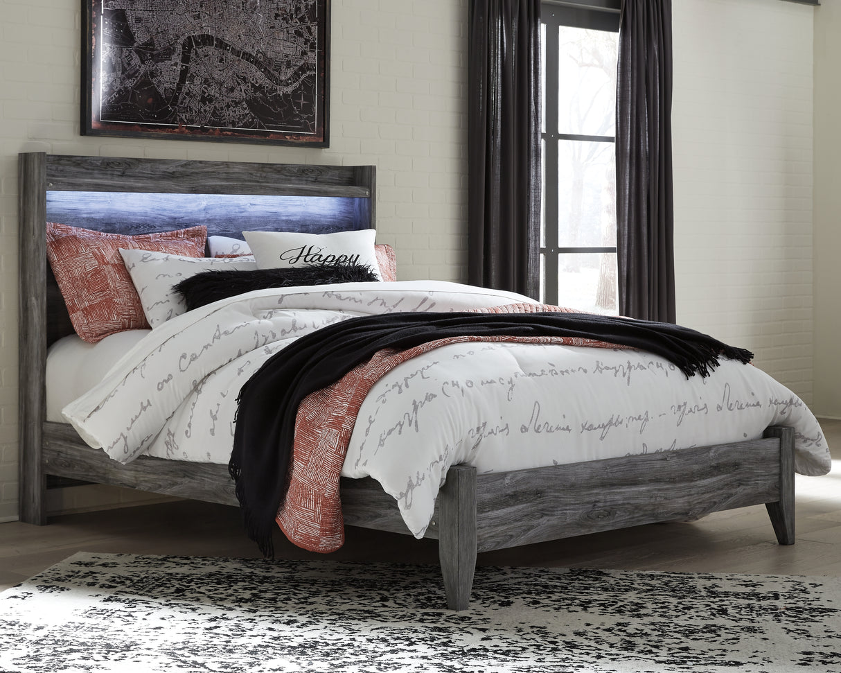 Nashville Furniture Outlets - Ashley Furniture - Baystorm Bedroom - Queen Panel Bed / Gray - B221B2