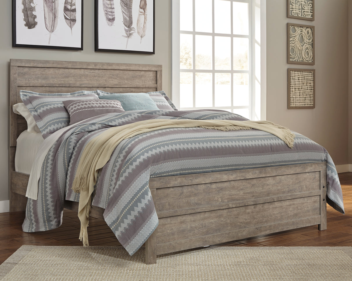 Nashville Furniture Outlets - Ashley Furniture - Culverbach Bedroom - Queen Panel Bed / Gray - B070B8